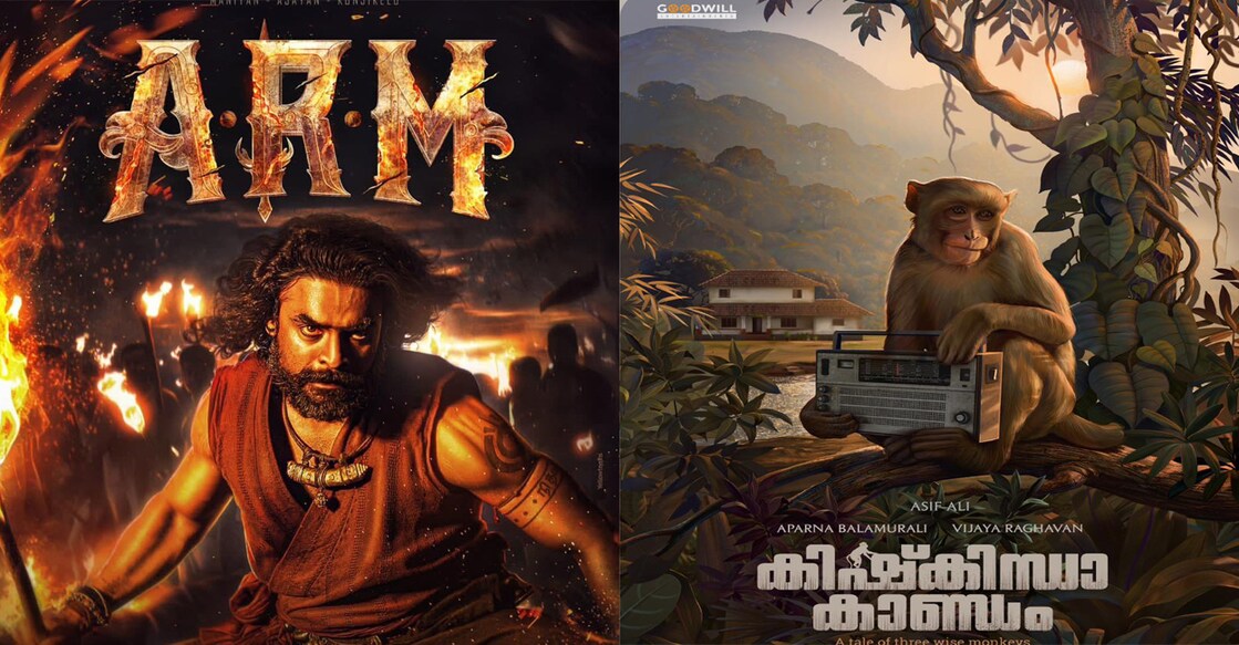 Posters of  ‘Ajayante Randam Moshanam’, ‘Kishkkindhakandam’. Photo: IMDb