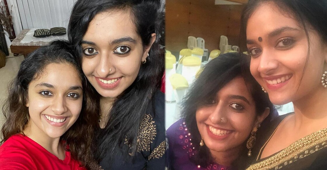 Keerthy Suresh revealed that her friend Maneesha had been battling the tumour for eight years. Photo: Instagram/ keerthysureshofficial