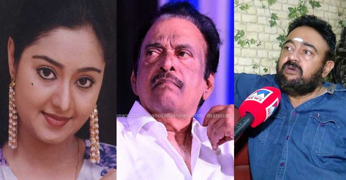 Charmila, Hariharan, Vishnu. Photo: Manorama News