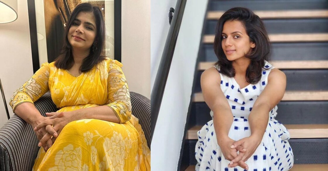 Chinmayi and Sruthi Hariharan have spoken out about their abusers. Photos: Instagram/ chinmayisripaada, sruthi_hariharan22