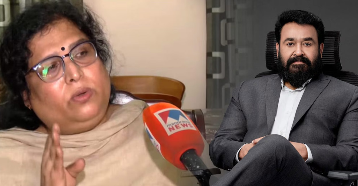 mohanlal-revathy-varma Revathy Varma is an advertising film director. Photo: Manorama News