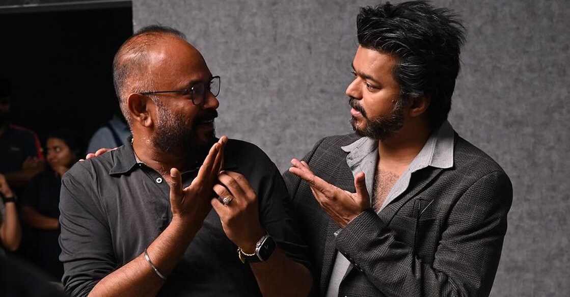 Venkat Prabhu, Vijay. Photo: Instagram