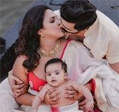 Amala Paul introduces son Ilai in stunning traditional photoshoot