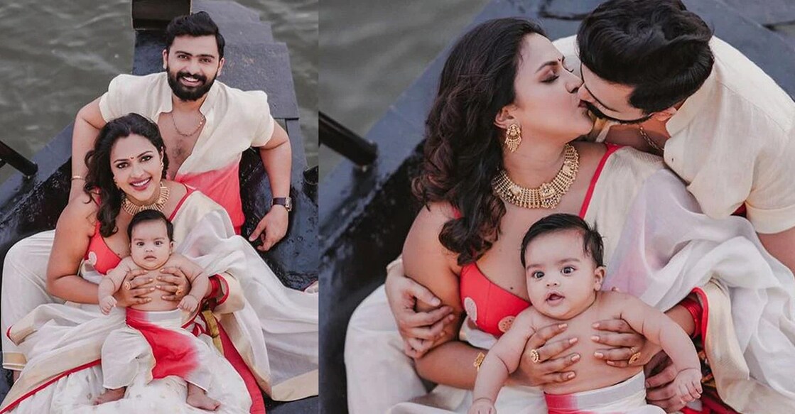 Amala Paul and family. Photo: Instagram