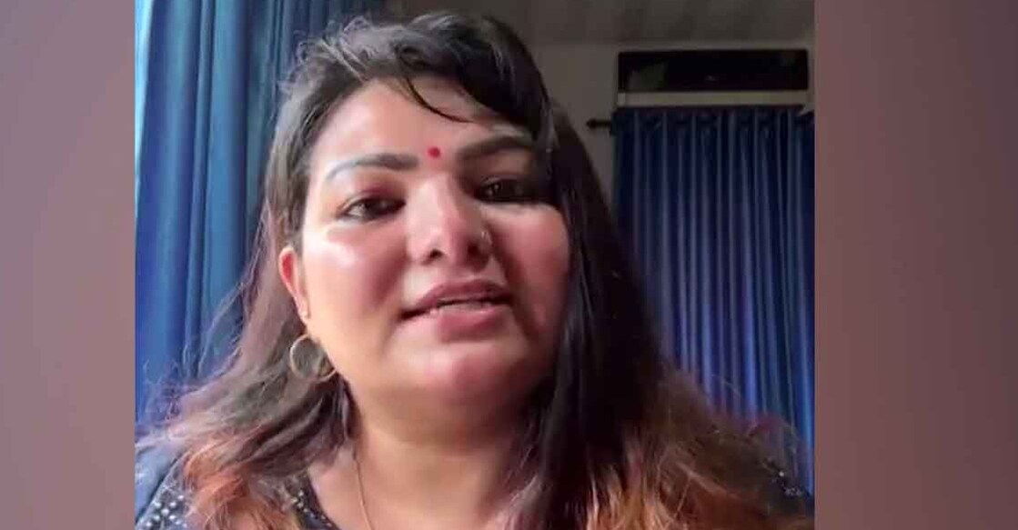 Sandra Thomas. Photo: Screengrab/Manorama News