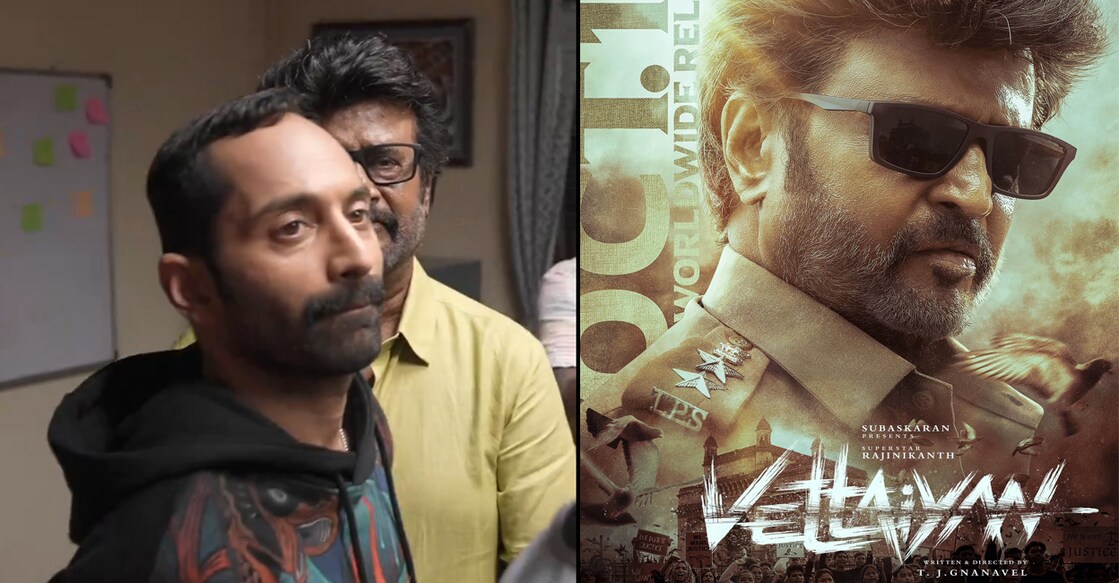 Fahadh Faasil, Rajinikanth. Photo: X/Lyca Productions