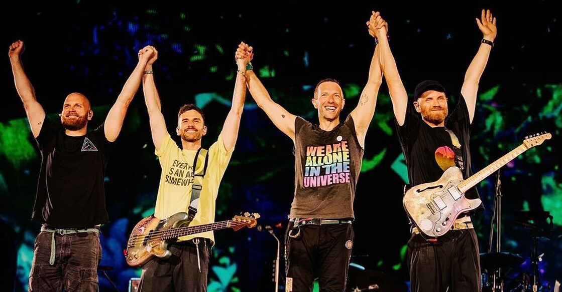 'Coldplay' band. Photo: Instagram