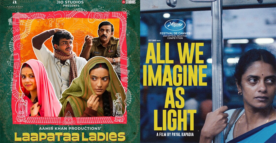 Posters of 'Laapataa Ladies' and 'All We Imagine As Light'. Photo: IMDb