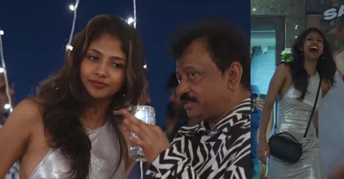ram-gopal-varma-saree-aradhya Aradhya who is a Kottayam native had changed her name from Sreelakshmi after being invited to the film. Photos: Youtube
