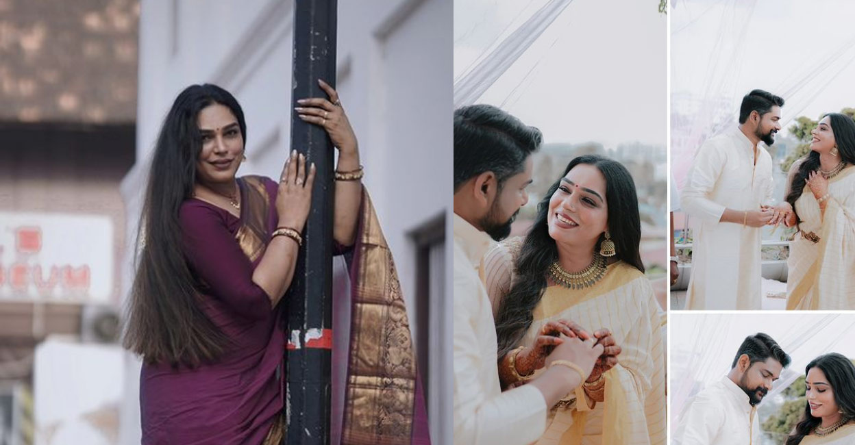 Seema Vineeth with her fiance Nishant. Photos: Instagram