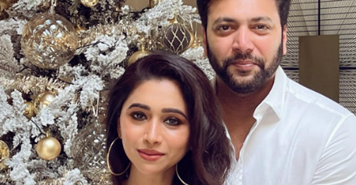 jayam-ravi Jayam Ravi and wife Aarti. Photo: Instagram