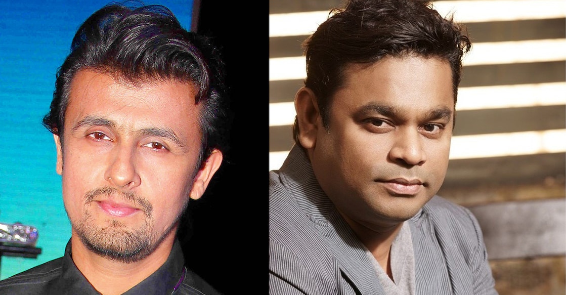 Sonu Nigam, AR Rahman. Photo: IMDb