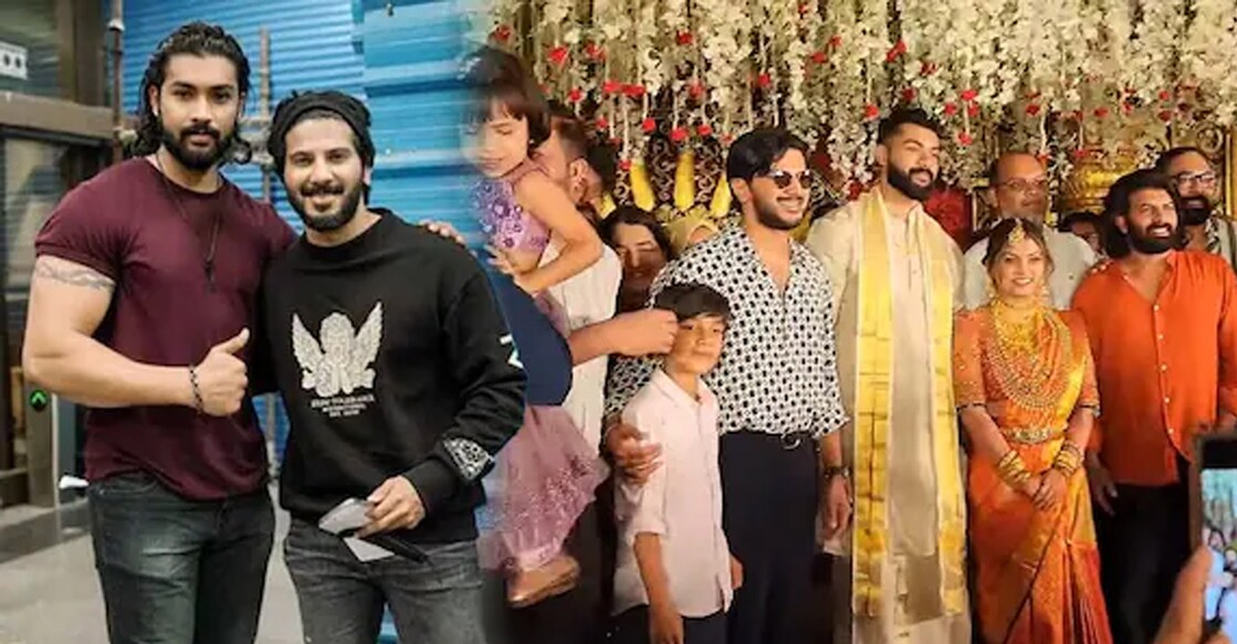 Dulquer Salmaan at Devdath's wedding. Photo: YouTube