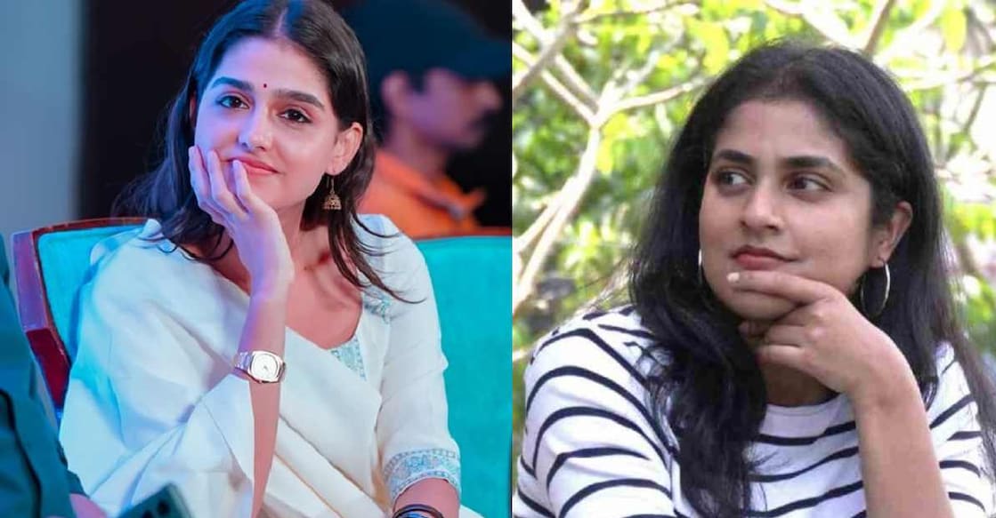 Anaswara Rajan, Zarin Shihab. Photo: Manorama News