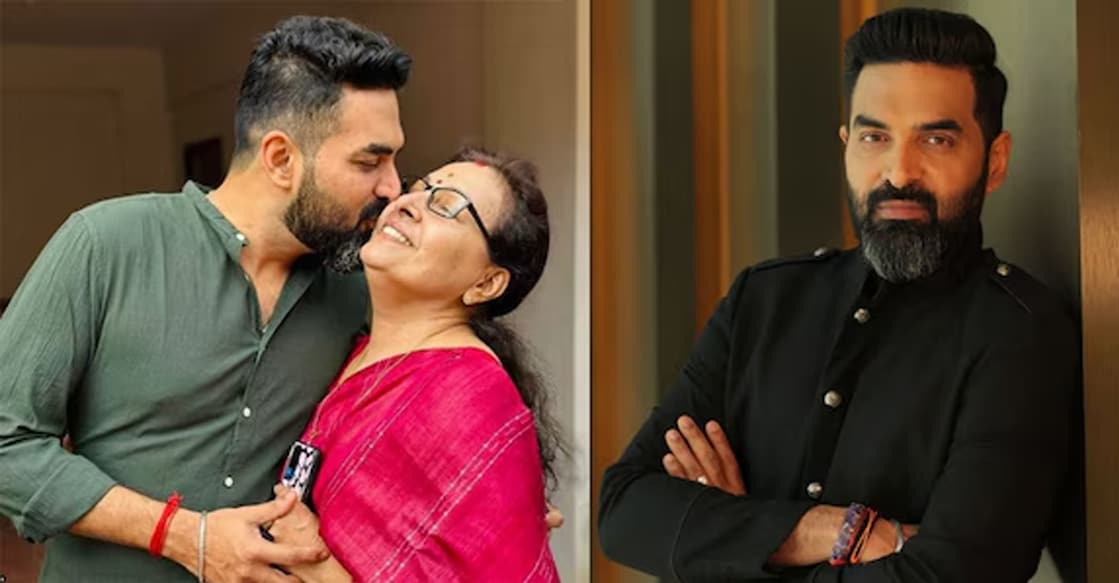 Gopi Sundar and his mother. Photo: Instagram