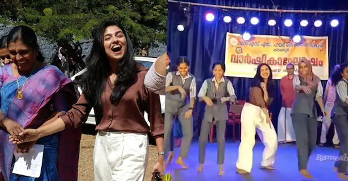 Mamitha at her school. Photo: Facebook