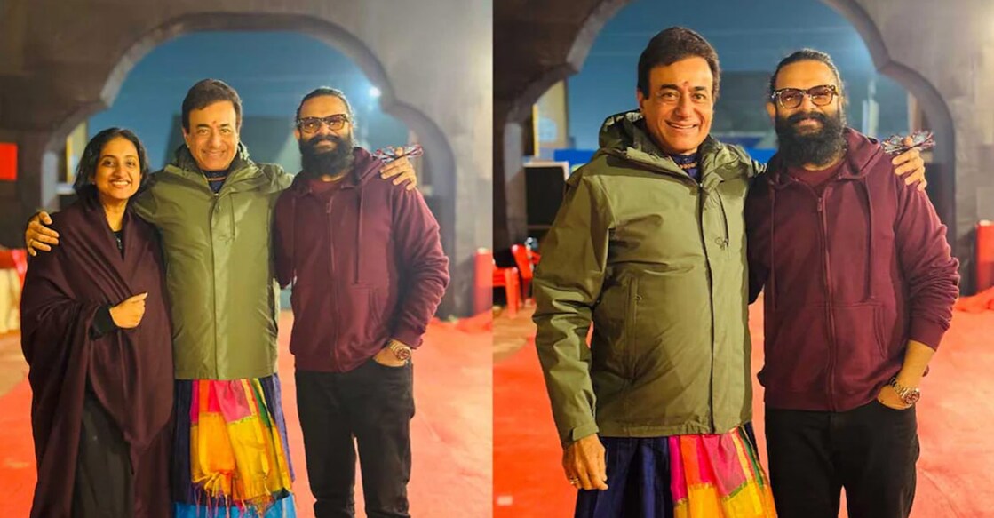 Jayasurya with Nitish. Photo: Instagram