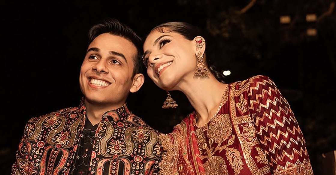 Anuv Jain and wife. Photo: Instagram