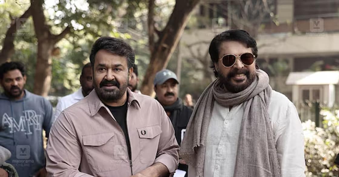 Mammootty and Mohanlal. Photo: Manorama Online
