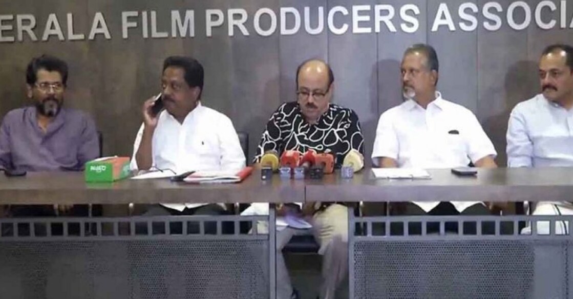 Film body representatives meeting the press. File photo