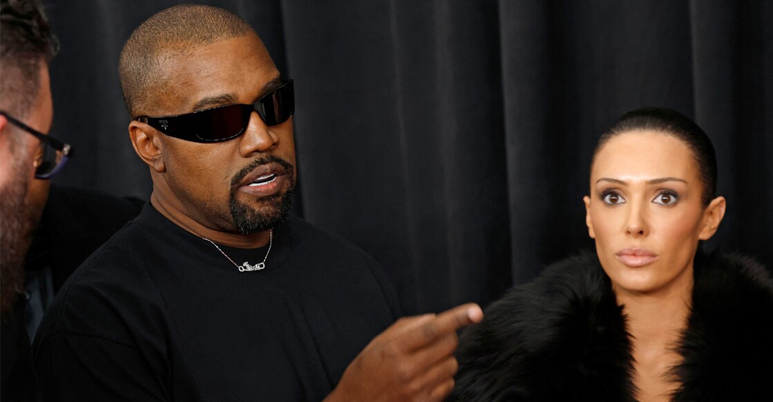 Kanye West, Bianca Censori. Photo: AFP/Getty Images