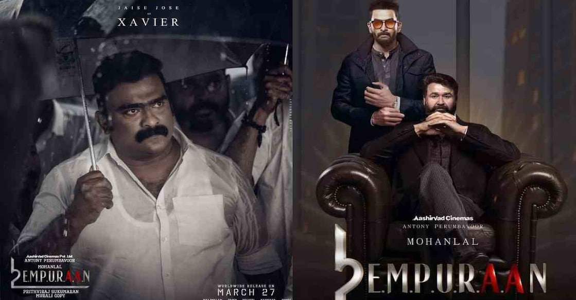 empuraan Jaise Jose in 'Empuraan'. Photo: Instagram