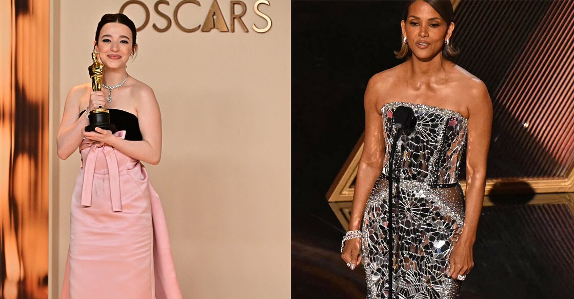oscars-four Mikey Madison and Halley Berry at the Oscars ceremony. Photos: AFP