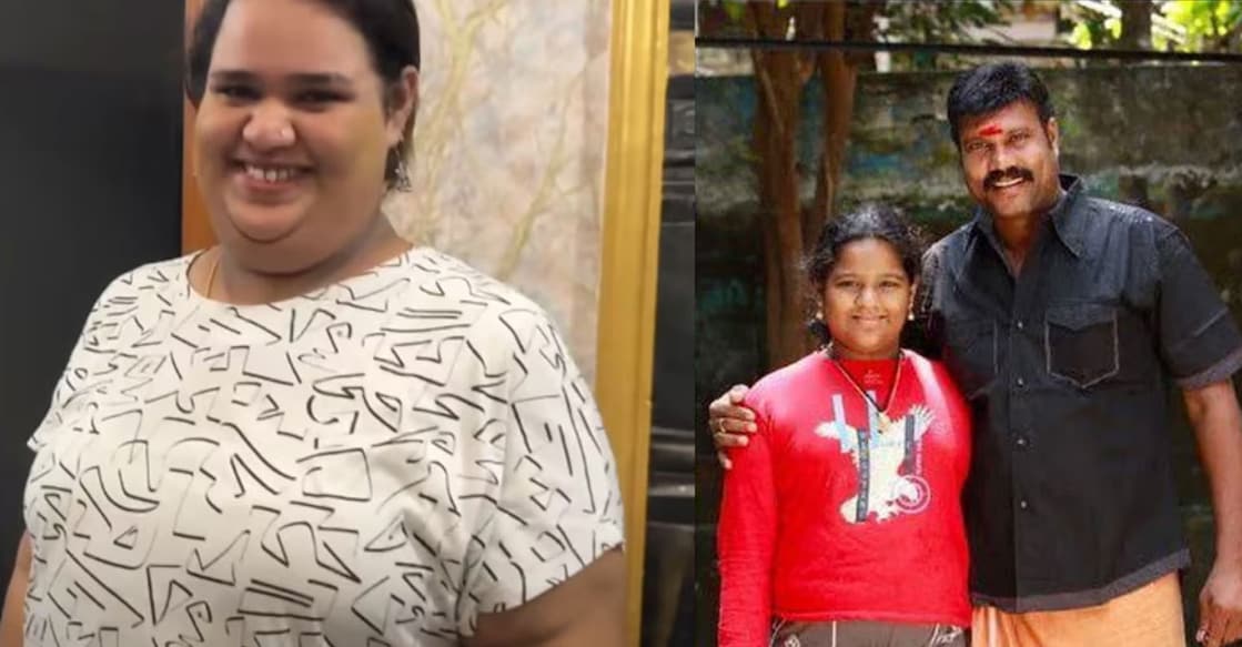 Kalabhavan Mani's daughter was in Class X when her father passed away. Photo: Dr Unique (MBBS)