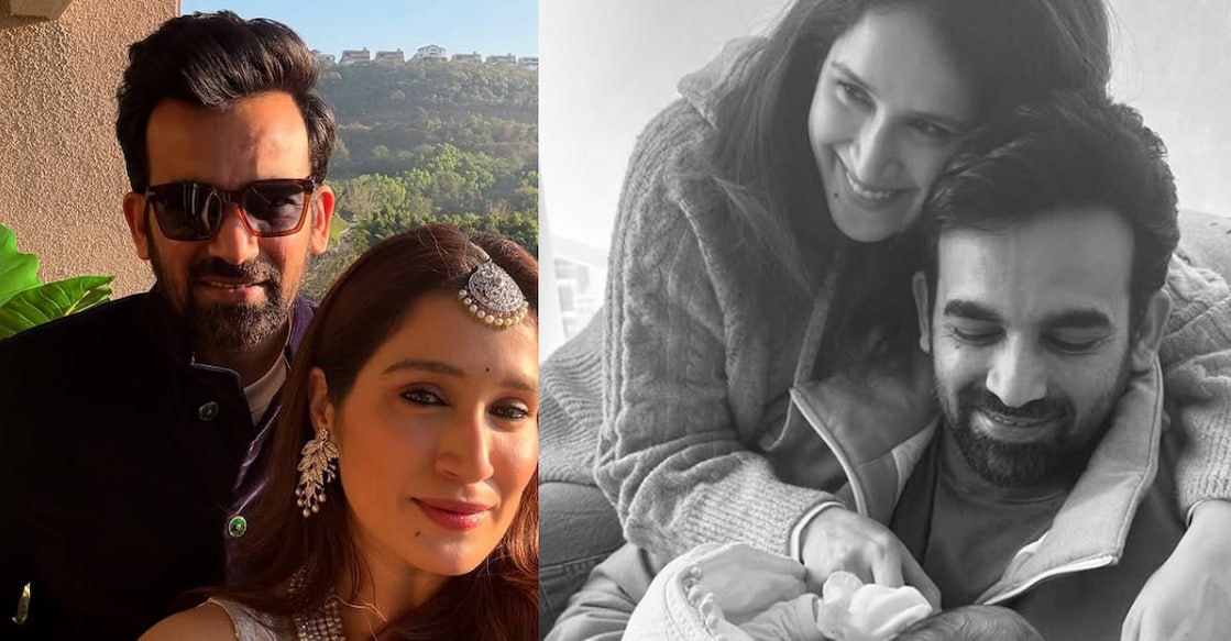 Sagarika Ghatge and Zaheer Khan. Photo: Instagram