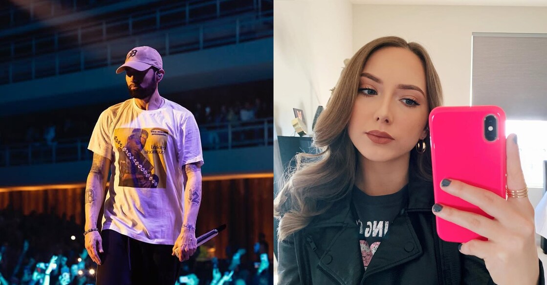 Eminem and Hailie. Photo: Instagram