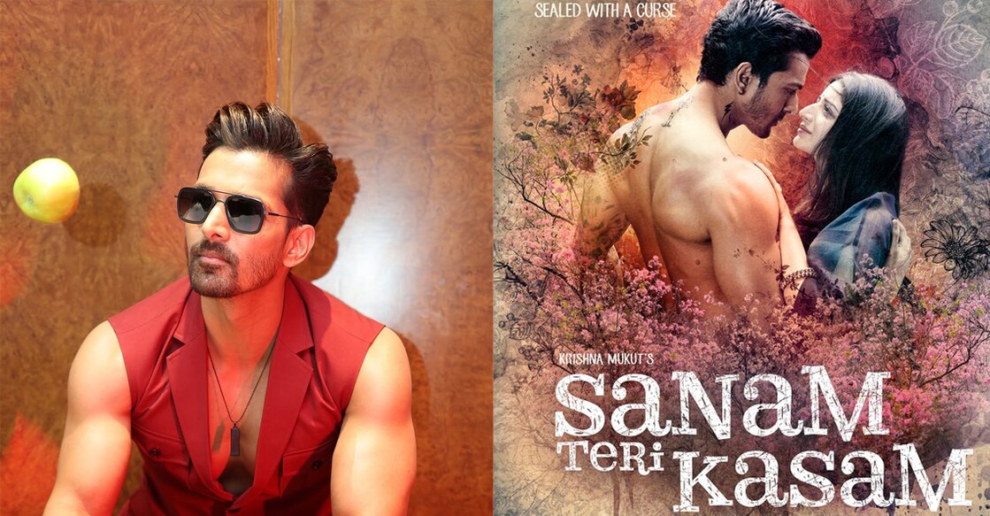 Harshvardhan Rane, Sanam Teri Kasam poster. Photo: Instagram/IMDb