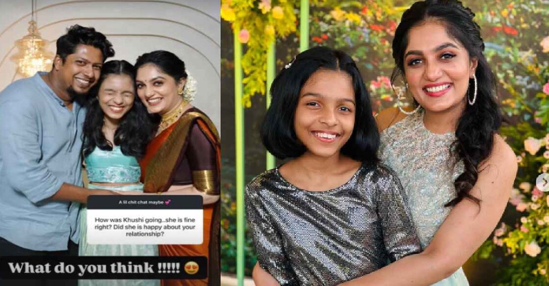 Arya Babu, Sibin and Khushi. Photo: Instagram