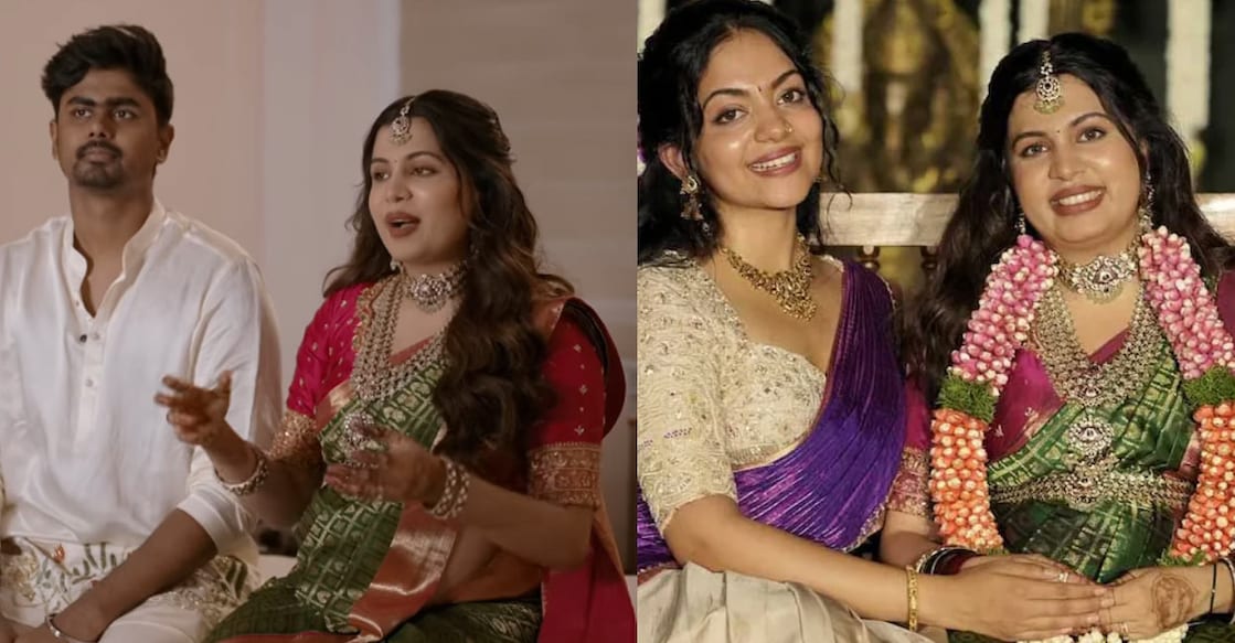 diya-krishna-valaikappu Diya Krishna and Aswin got married last year. Photo: Instagram