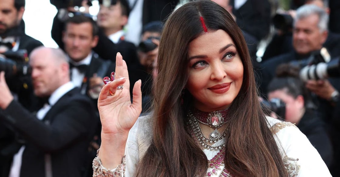 Aishwarya Rai at Cannes. Phot: AFP/ Valery Hache