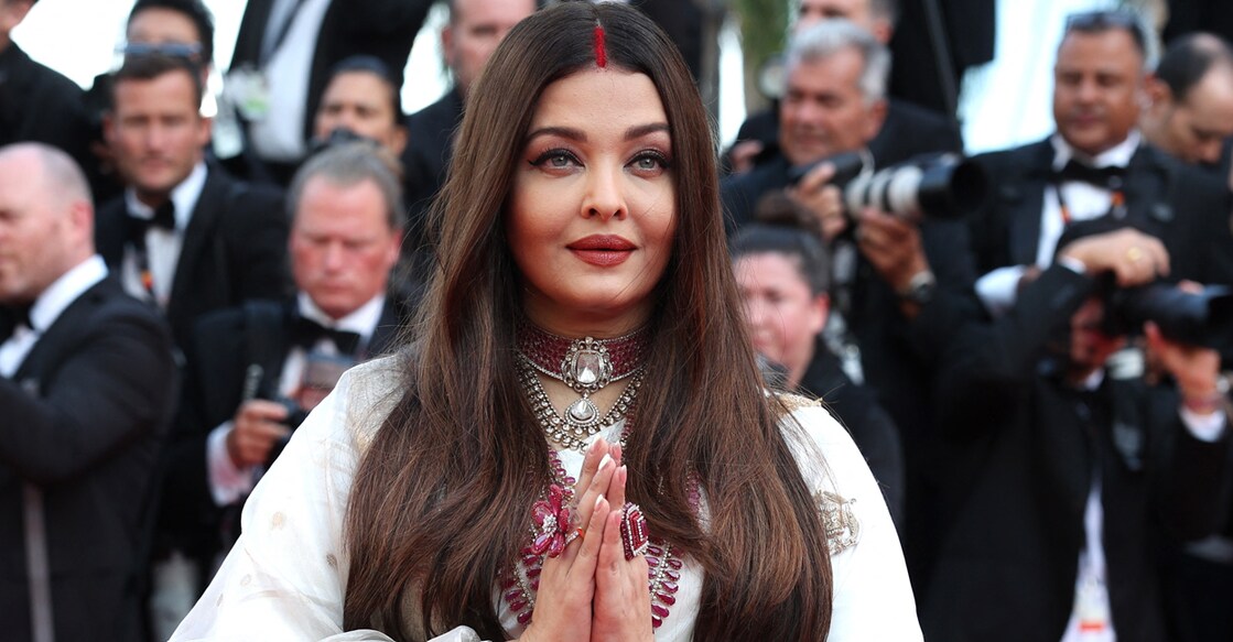 Aishwarya Rai Bachchan brings Indian royalty to Cannes in saree and sindoor