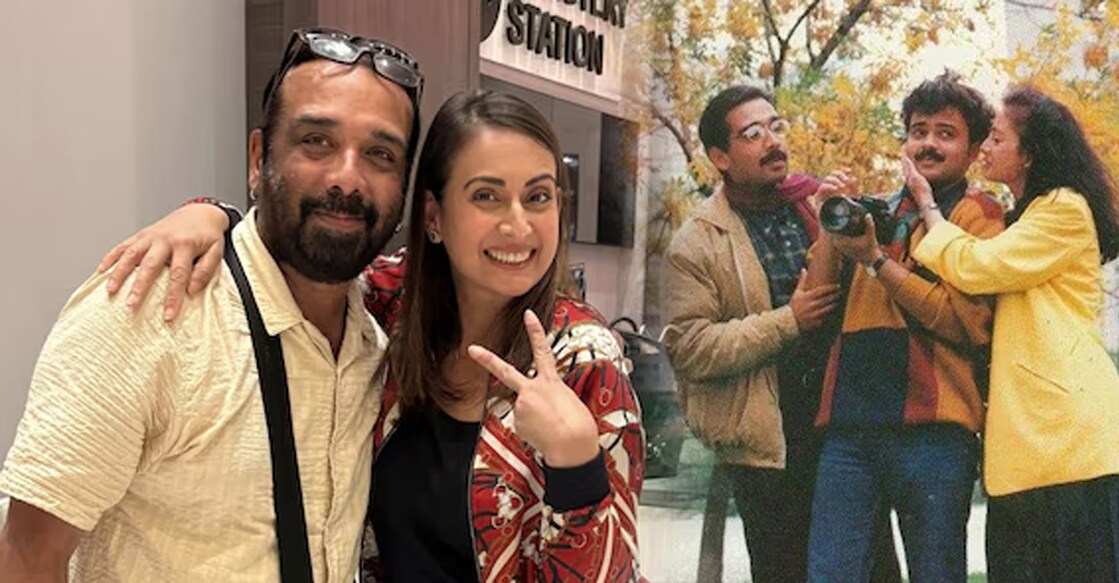 Vineeth-Pre -reti Vineeth and Preeti Jhangiani. Photo: Instagram