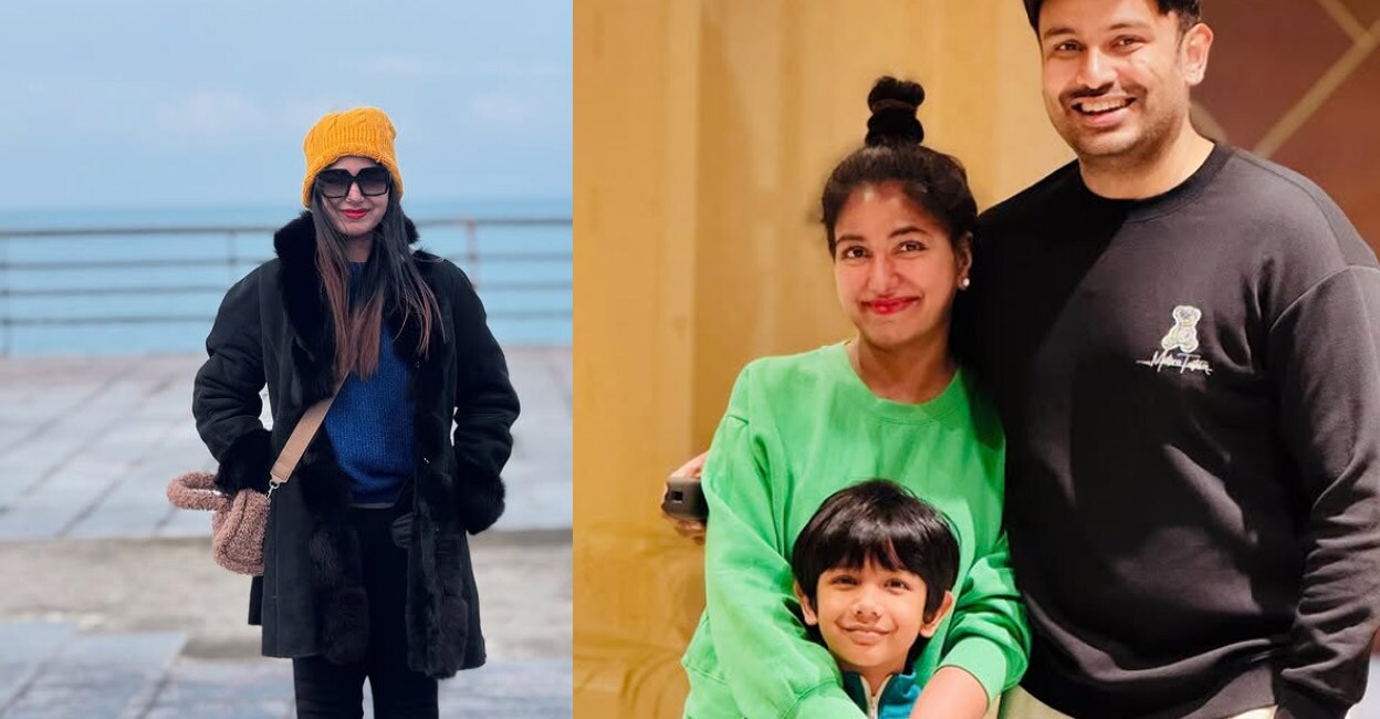 Priya Mohan with her family. Photo: Instagram
