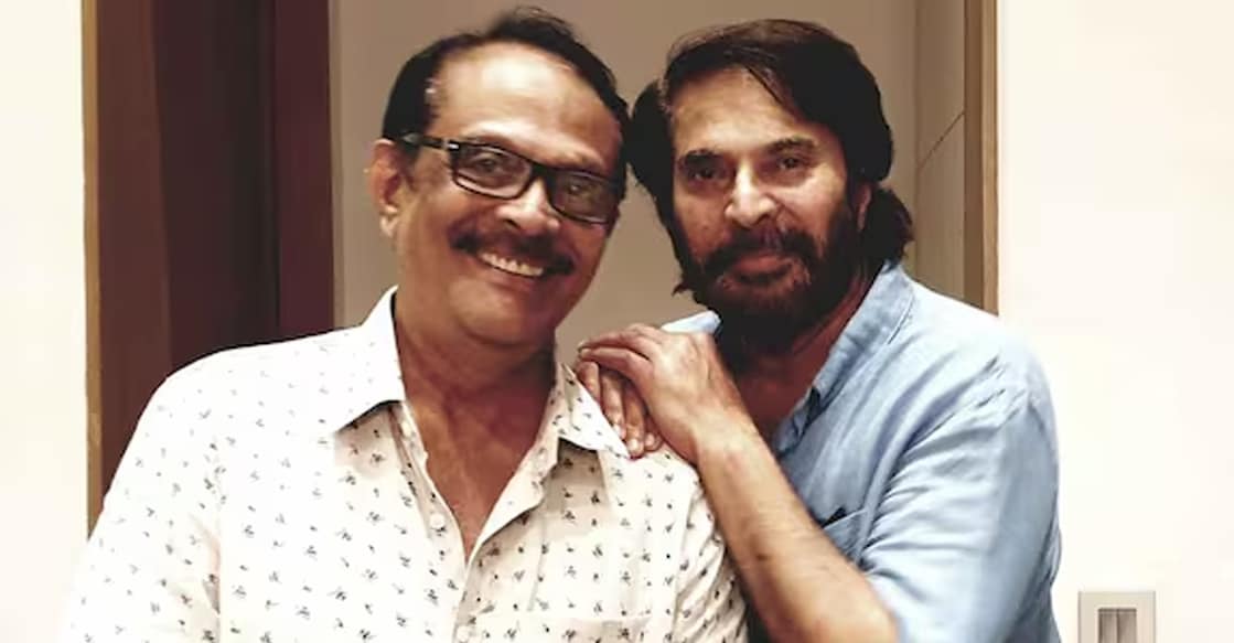 Ibrahim Kutty and Mammootty. Photo: Facebook