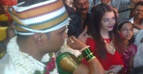 Aishwarya Rai attends her bodyguard's wedding