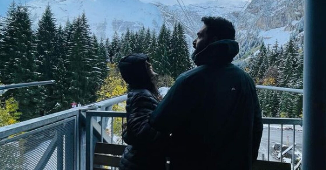  The music composer has often been tagged along with Mayoni in his recent travels. Photo | Instagram (@gopisundar_official)