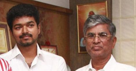 Vijay with Father