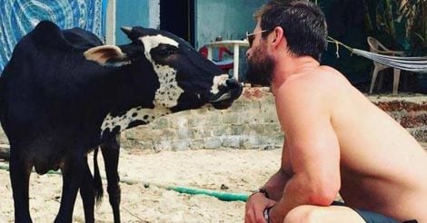 Chris Hemsworth, wife Elsa Pataky in India