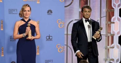 Golden Globes: Kate Winslet, Sylvester Stallone claim supporting acting awards