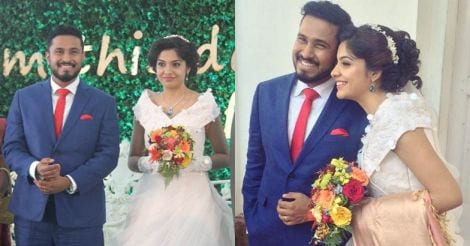 Actress Archana Kavi weds Abish Mathew