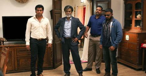 Kalaiyarasan, Rajinikanth, John Vijay, Dinesh Ravi in Kabali Telugu Movie Stills