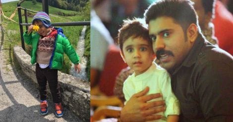 Jr Nivin Pauly charms with the cutest single pigtail 