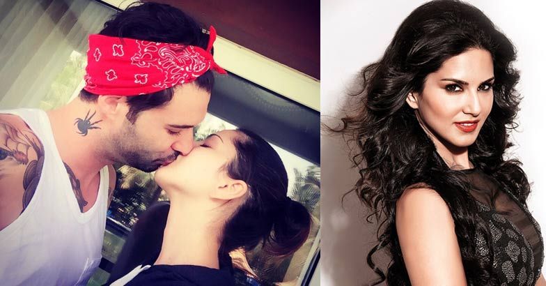 Sanny Leon Kiss Sex - Sunny Leone turns 35, kisses husband on camera | Sunny leone | birthday |  Entertainment News | Movie News | Film News