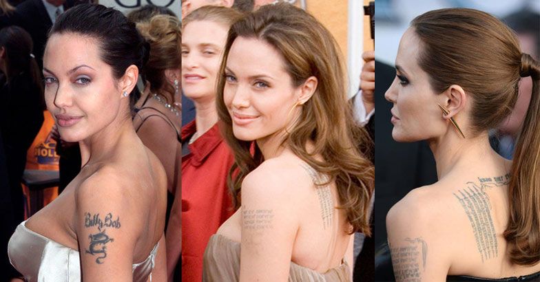 Bye Bye Brad! Angelina Jolie Wants To Remove All Pitt-Related Tattoos |  Brad Pitt | Angelina Jolie | Marriage | Divorce | Wedding | Tattoo | Gossips
