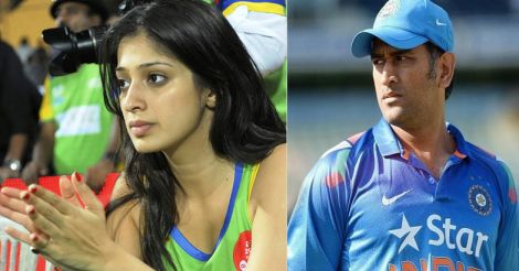 Raai Laxmi and Dhoni