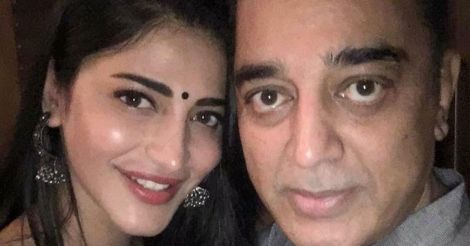 Shruti Haasan celebrates birthday with father Kamal Haasan